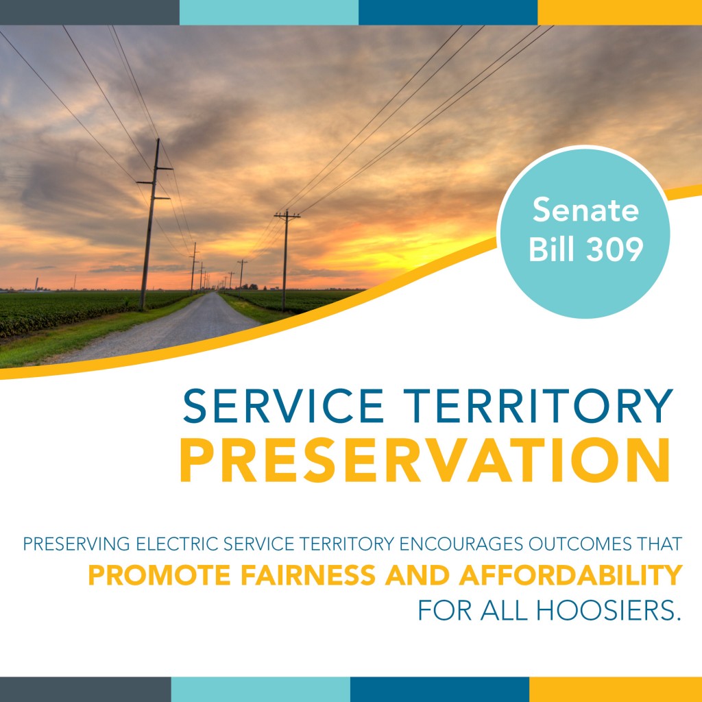 Electric service territory legislation signed by Gov. Pence Indiana
