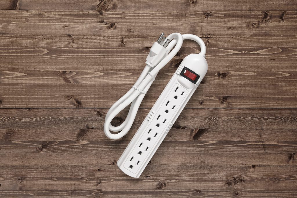 white electrical power bar with 6 outlets Indiana Electric Cooperatives