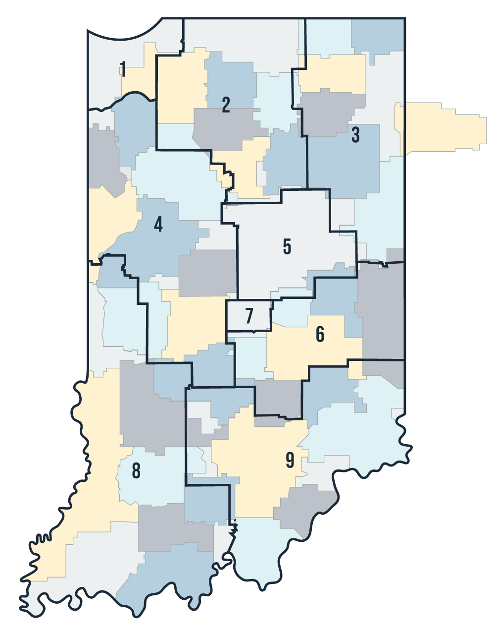 Indiana Congress Districts