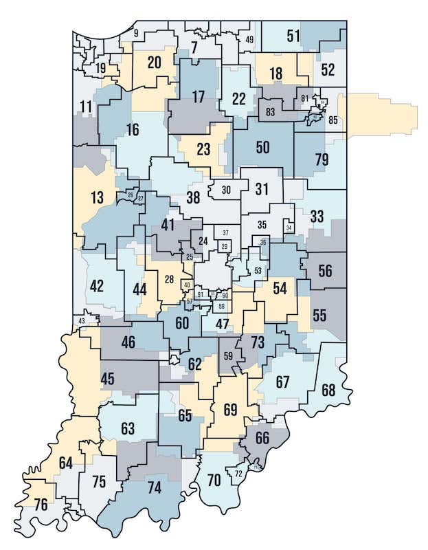 Indiana House Districts